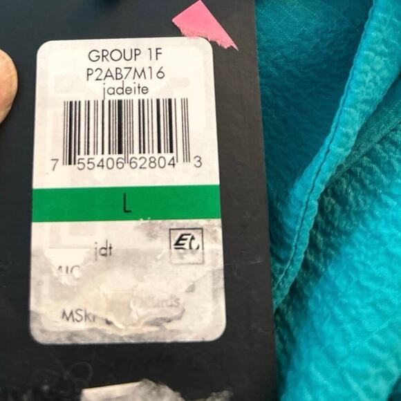 DKNY NWT Jadeite Square Neck Multi Layer Cut Out Back Sheer Bottom Cami Dress L - Picture 13 of 14